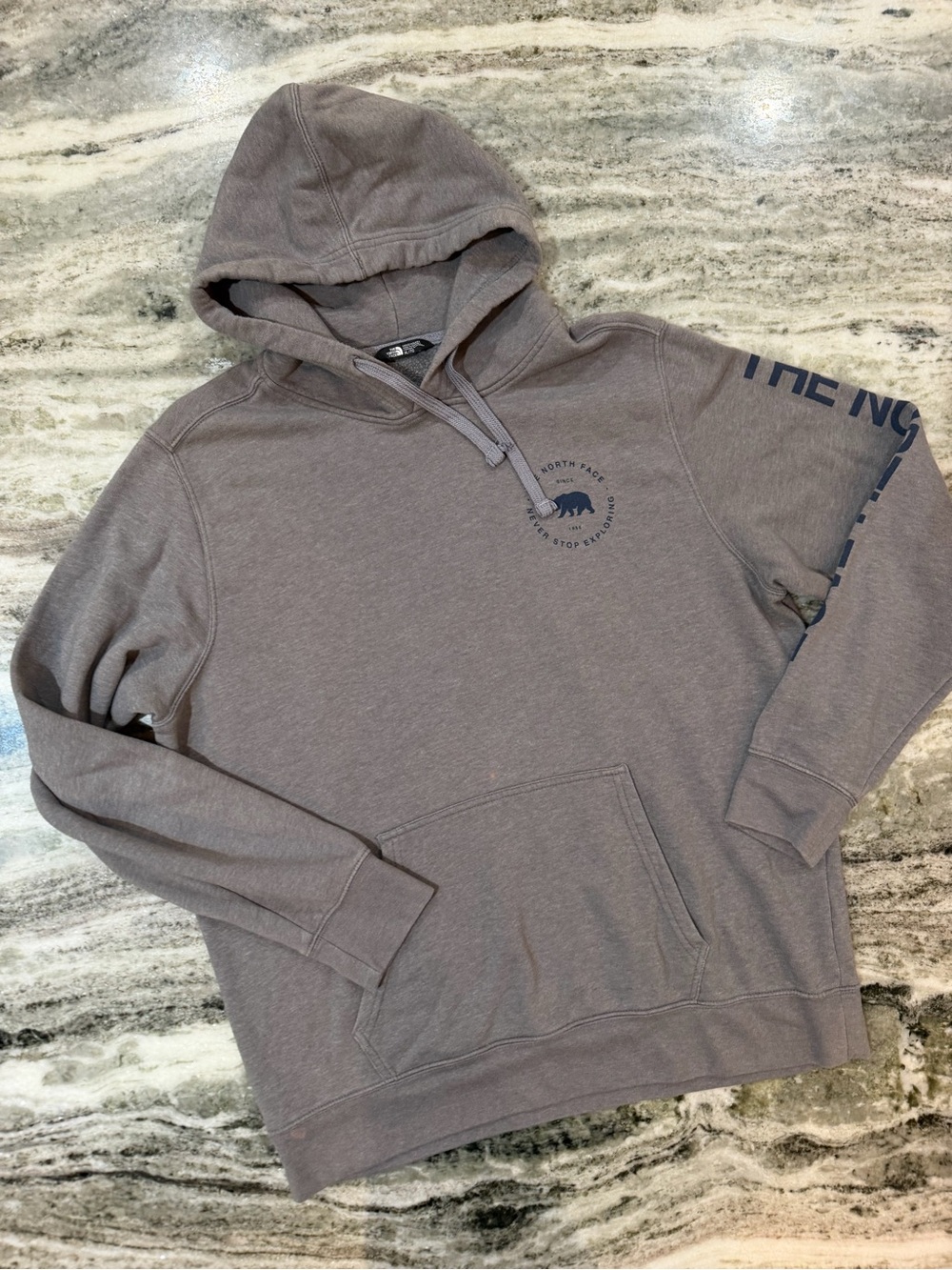 The North Face Men's Gray Pullover Hoodie